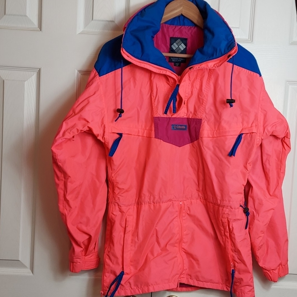Vintage 90's Columbia Neon Ski Snowboard Parka XS